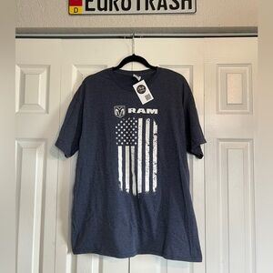 Men's Navy Graphic RAM  T-Shirt